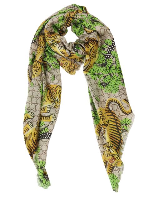 gucci scarf tiger|gucci scarf unisex.